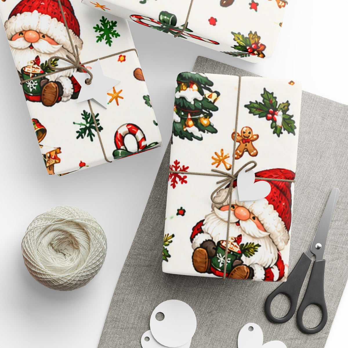 Christmas Reindeer Wrapping Paper Roll