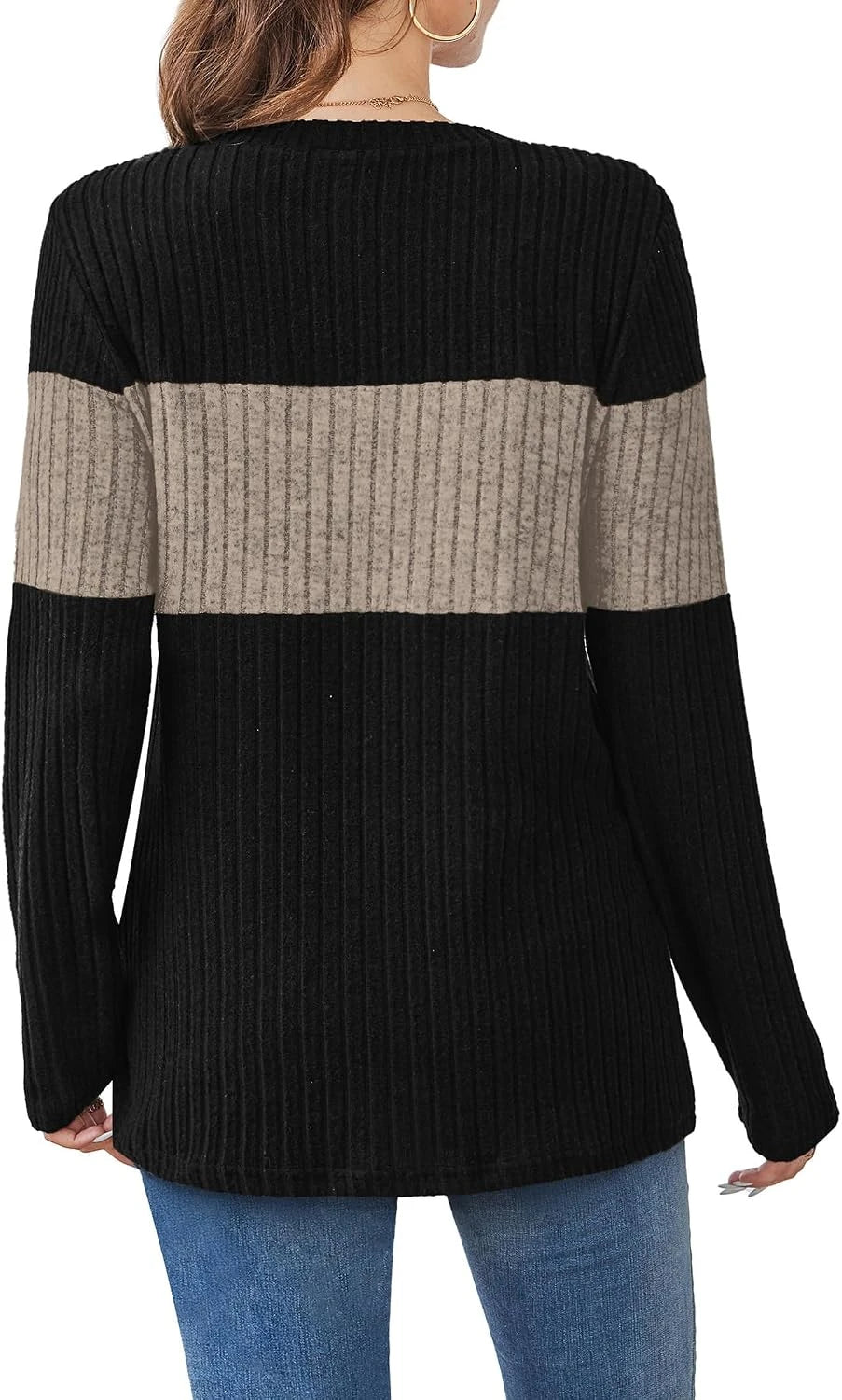 Wiholl Color Block Sweater