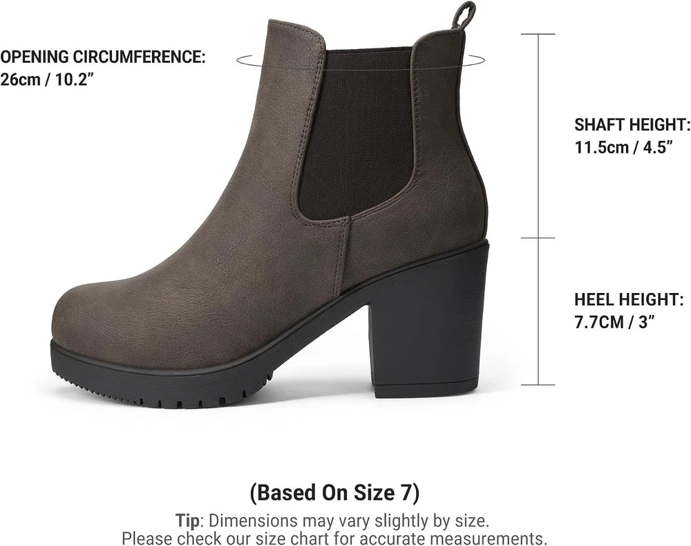 Dream Pairs Women Chelsea Ankle Boots