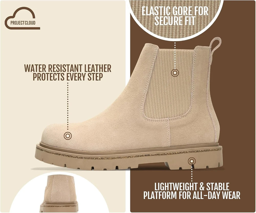Project Cloud Leather Chelsea Boots