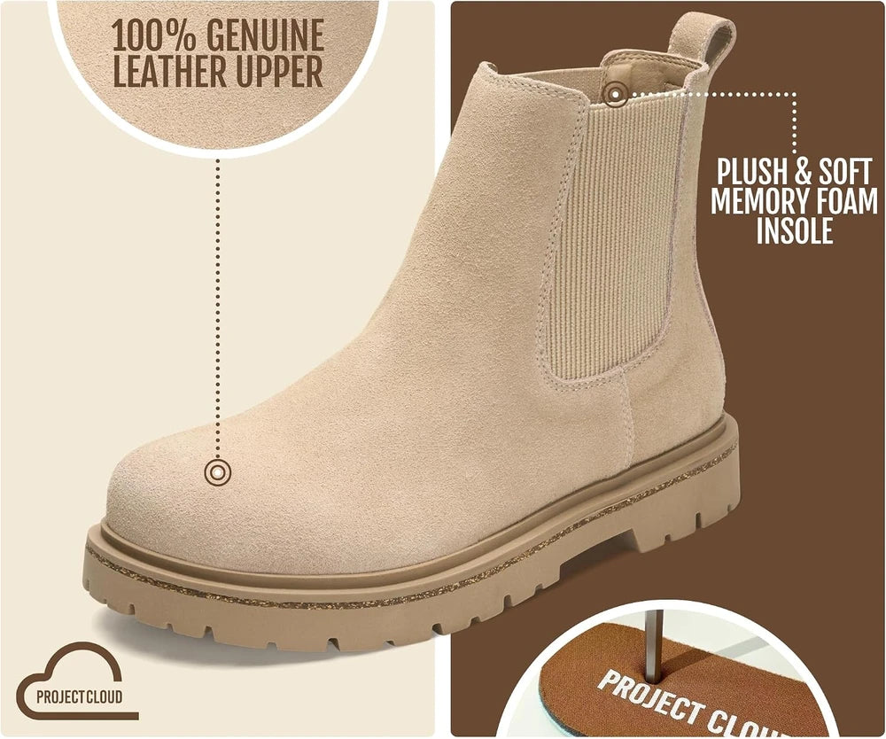 Project Cloud Leather Chelsea Boots