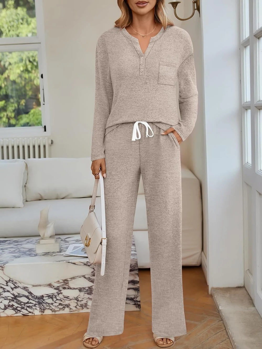 LILLUSORY Womens Lounge Set