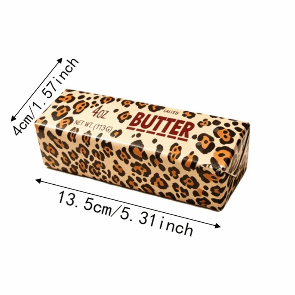Leopard Print Butter Stick Squeeze Toy