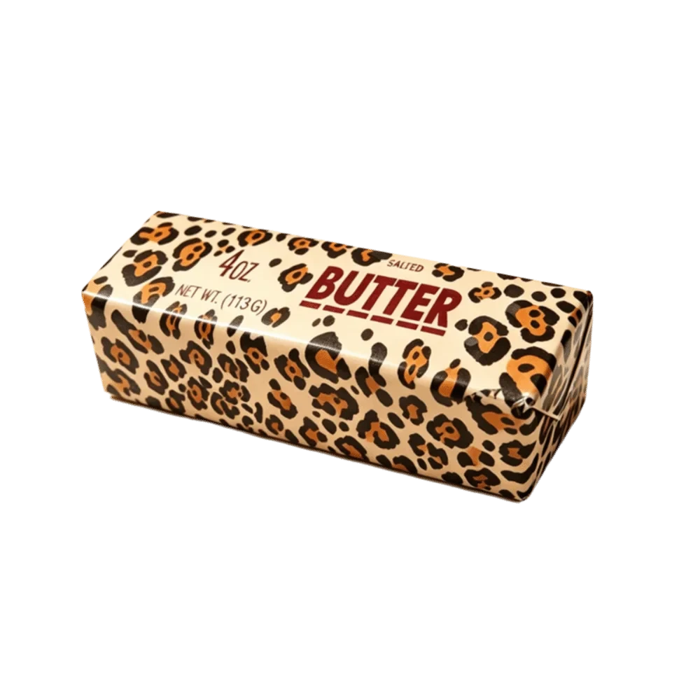 Leopard Print Butter Stick Squeeze Toy